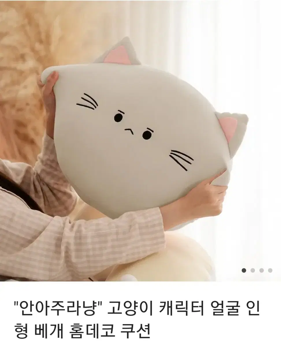 고양이 모찌 쿠션